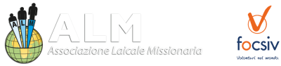 Logo ALM Associazione Laicale Missionaria, socio FOCSIV